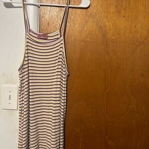 Striped Sleeveless Dress